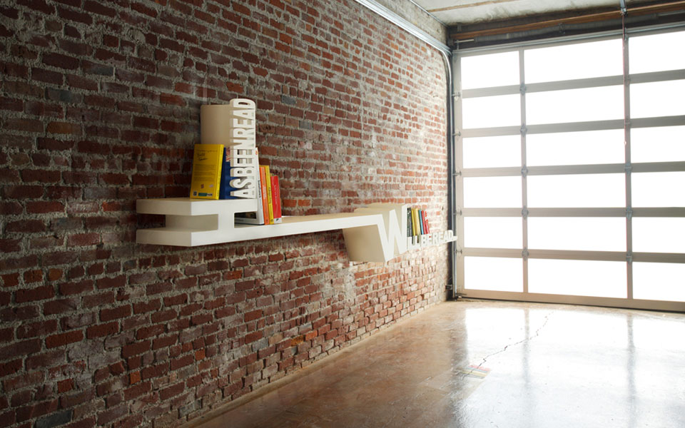 Typographic Bookshelf